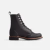 Silversmith Damen-Kurzstiefel aus schwarzem Boundary-Leder