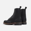 Silversmith Damen-Kurzstiefel aus schwarzem Boundary-Leder