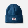 Strickmütze mit Logo – Unisex-Strickmütze in Blau