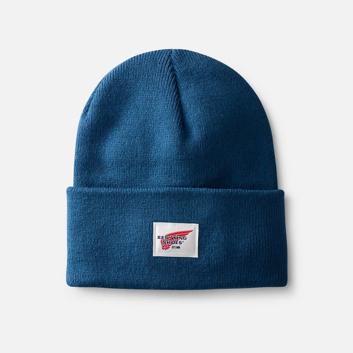 Strickmütze mit Logo – Unisex-Strickmütze in Blau