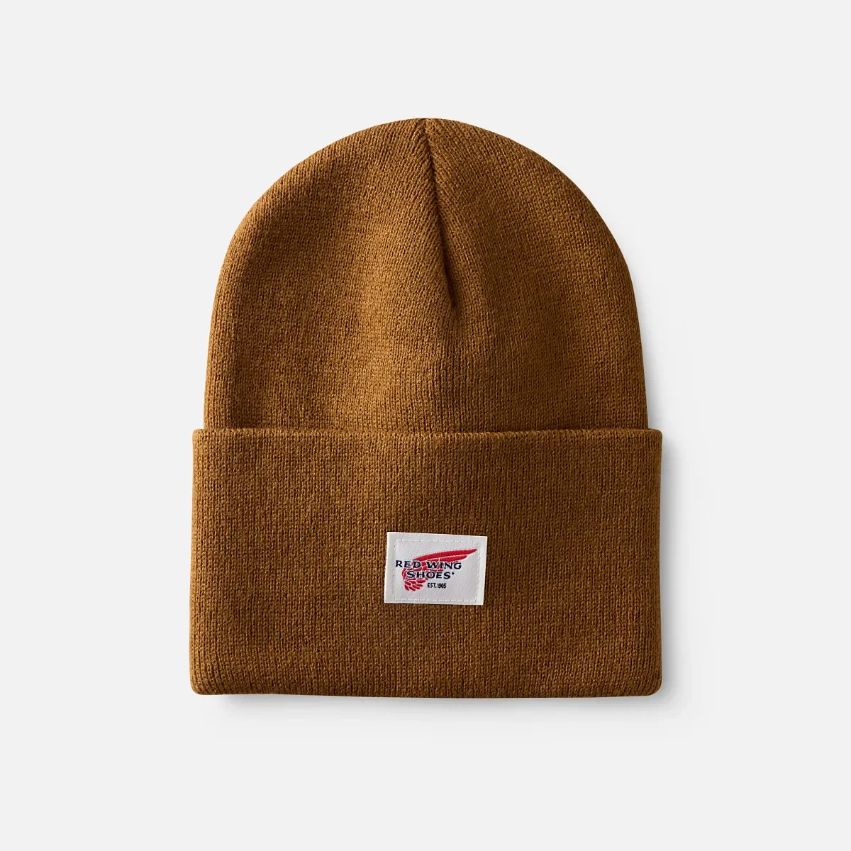 Strickmütze mit Logo, Unisex-Strickmütze in Kupfer