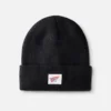 Strickmütze mit Logo – Unisex-Strickmütze in Schwarz
