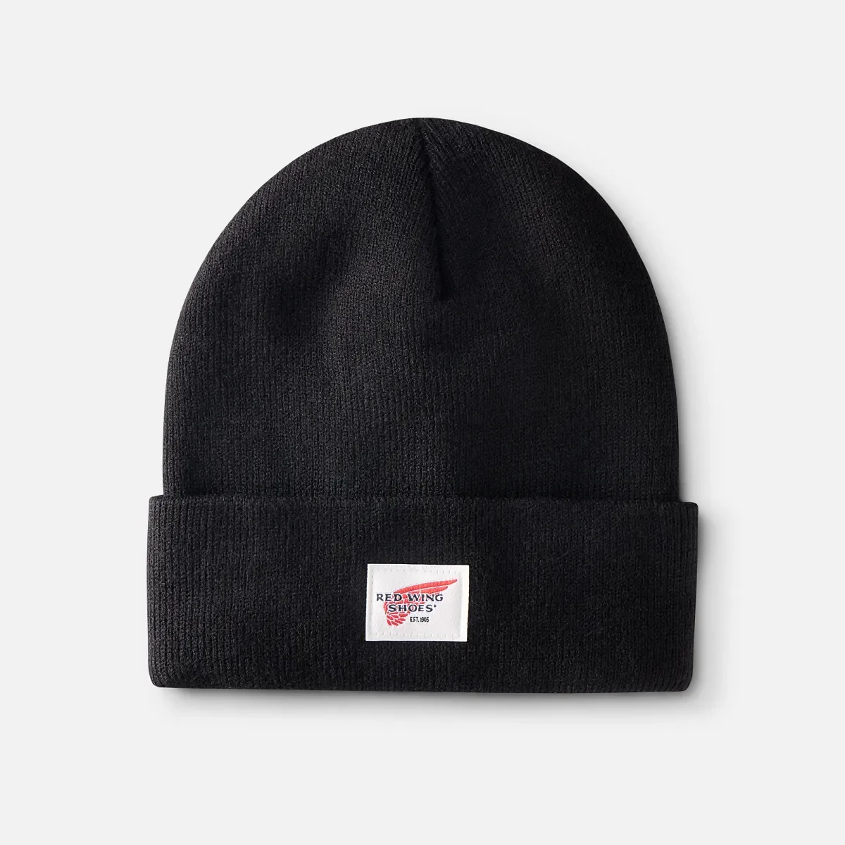 Strickmütze mit Logo – Unisex-Strickmütze in Schwarz