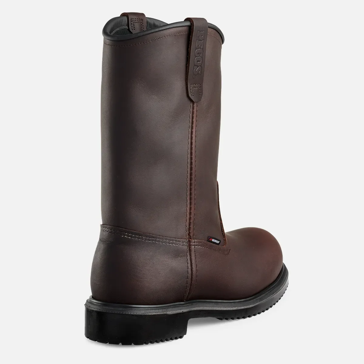 Supersole® Herren-Pull-On-Stiefel mit Sicherheitsschuhen, 11 Zoll, Wasserdicht