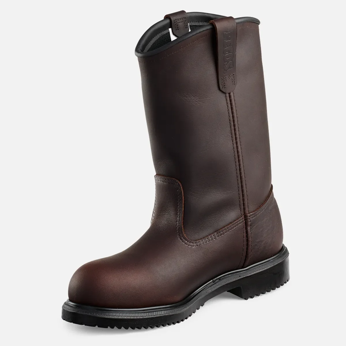 Supersole® Herren-Pull-On-Stiefel mit Sicherheitsschuhen, 11 Zoll, Wasserdicht