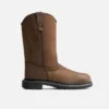 Supersole® Herren-Stiefel, 11 Zoll, wasserdicht, mit Sicherheitsschuhen und Metguard, zum Hineinschlüpfen