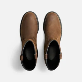 Supersole® Herren-Stiefel, 11 Zoll, wasserdicht, mit Sicherheitsschuhen und Metguard, zum Hineinschlüpfen