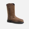 Supersole® Herren-Stiefel, 11 Zoll, wasserdicht, mit Sicherheitsschuhen und Metguard, zum Hineinschlüpfen