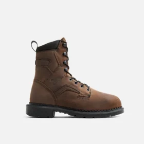 Supersole® Herren-Stiefel, 8 Zoll, wasserdicht, mit Sicherheitsschuhen und Mittelfußschutz