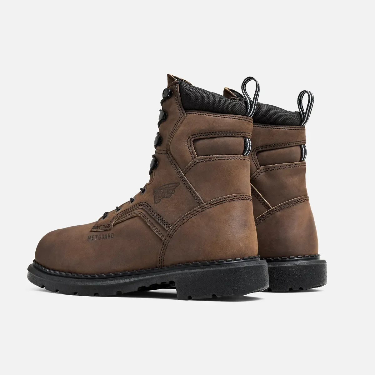 Supersole® Herren-Stiefel, 8 Zoll, wasserdicht, mit Sicherheitsschuhen und Mittelfußschutz