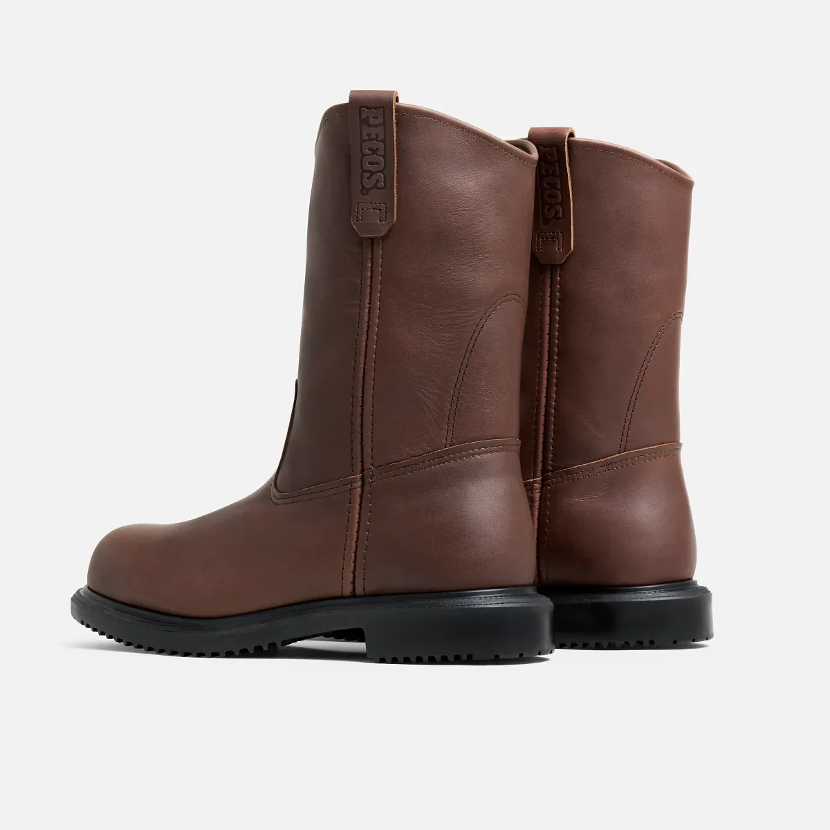 Supersole® Herren-Stiefel mit Sicherheitsschuhen, 11 Zoll, zum Hineinschlüpfen