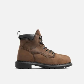 Supersole® Herren-Wanderstiefel, 6 Zoll, wasserdicht, mit Sicherheitsschuhen und Metguard
