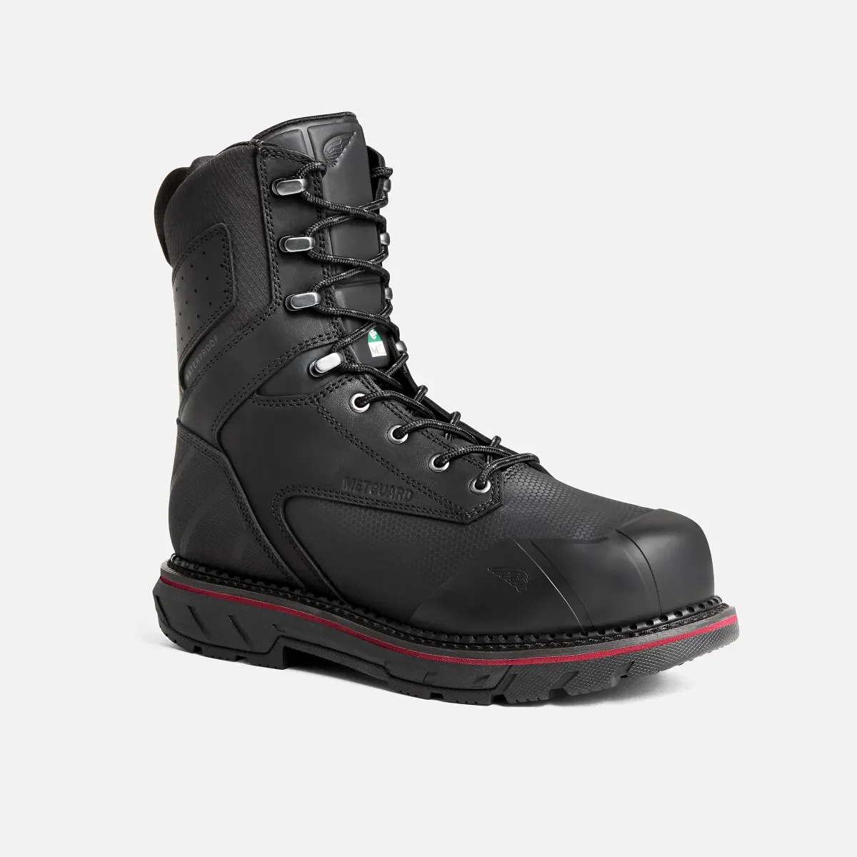 TruGuard Lite Herren-Sicherheitsstiefel, 8 Zoll, Wasserdicht, Met Guard, CSA-zertifizierte Sicherheitsschuhe