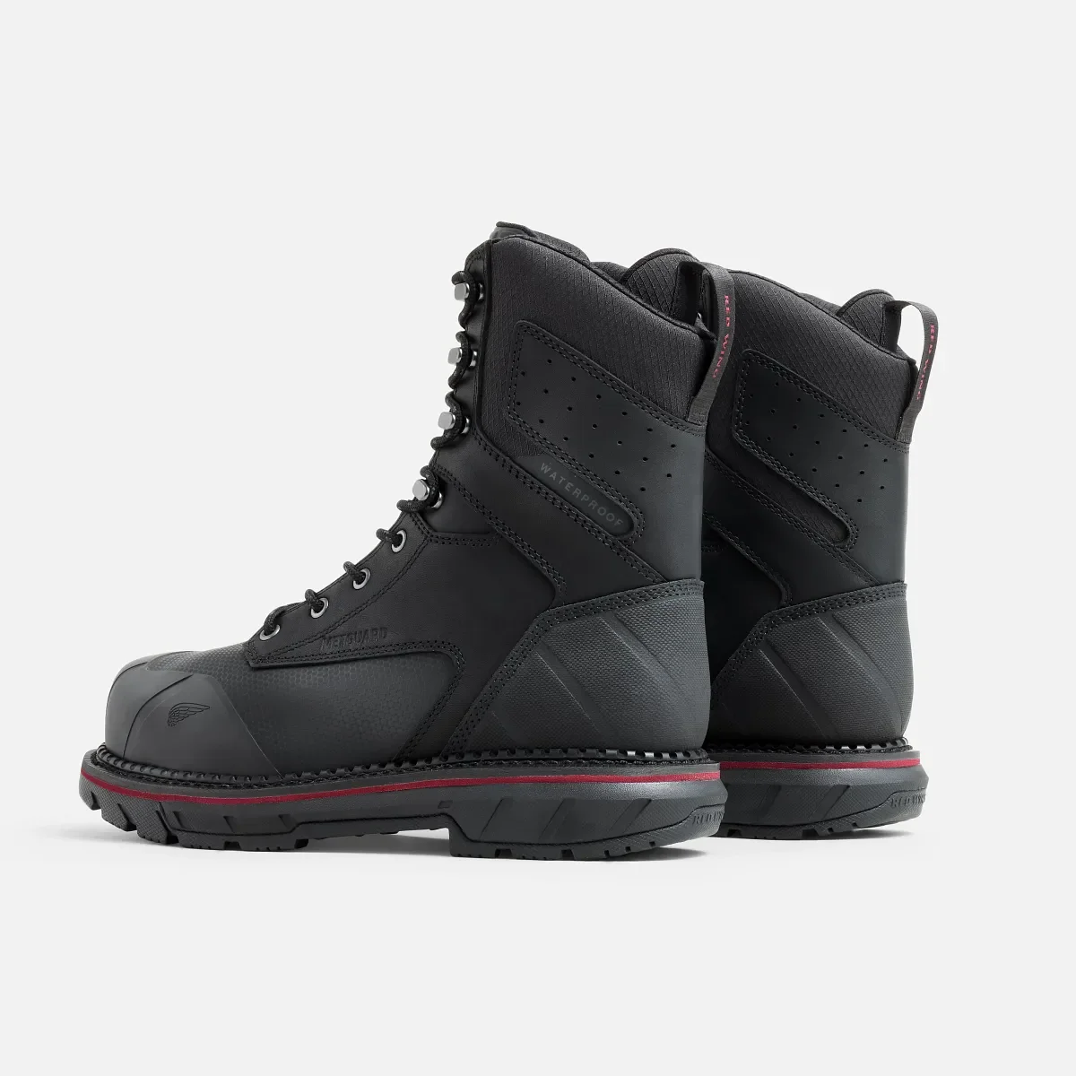 TruGuard Lite Herren-Sicherheitsstiefel, 8 Zoll, Wasserdicht, Met Guard, CSA-zertifizierte Sicherheitsschuhe