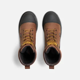 TruWelt Herren-Stiefel mit 10-Zoll-Schaft, wasserdicht, Sicherheitsschuhe und Mittelfußschutz