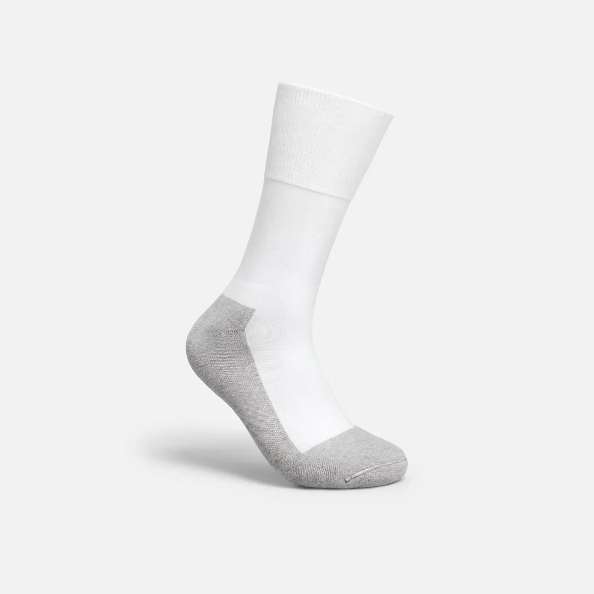 Ultimate Diabetic Light Weight Crew Unisex – Coolmax®-Mischung – Diabetiker-Crew-Socken in Weiß