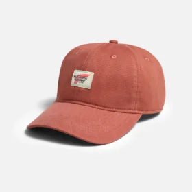 Unisex-Baseballkappe mit niedrigem Profil in Rostrot