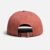 Unisex-Baseballkappe mit niedrigem Profil in Rostrot