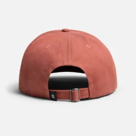 Unisex-Baseballkappe mit niedrigem Profil in Rostrot
