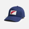 Unisex-Mütze mit gesticktem Logo in Marineblau