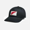 Unisex-Mütze mit gesticktem Logo in Schwarz