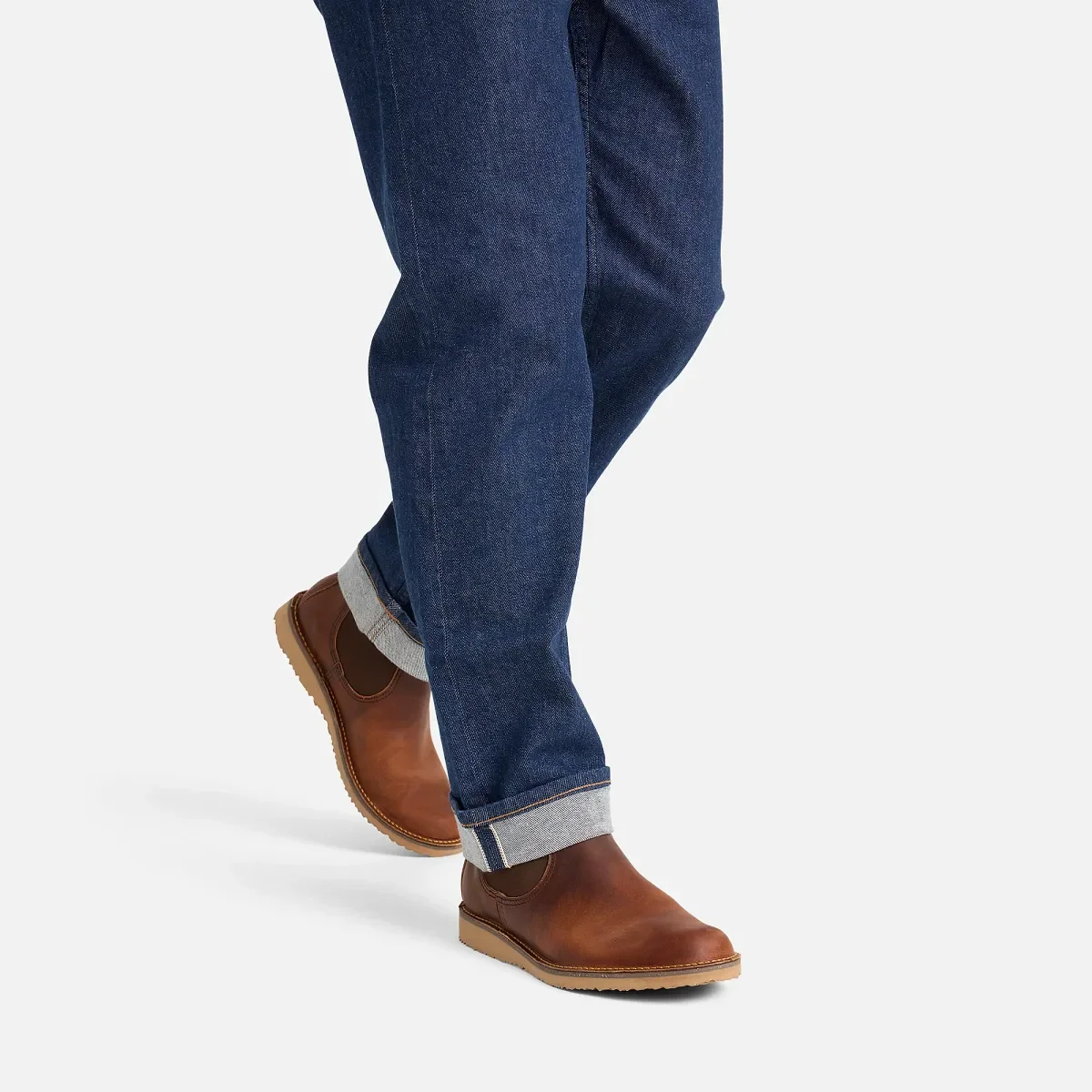 Weekender Chelsea Herren-Stiefel „Weekender Chelsea“ aus kupferfarbenem „Rough & Tough“-Leder