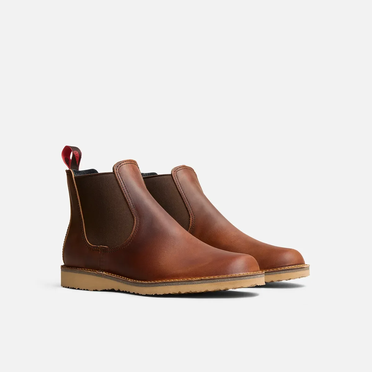 Weekender Chelsea Herren-Stiefel „Weekender Chelsea“ aus kupferfarbenem „Rough & Tough“-Leder