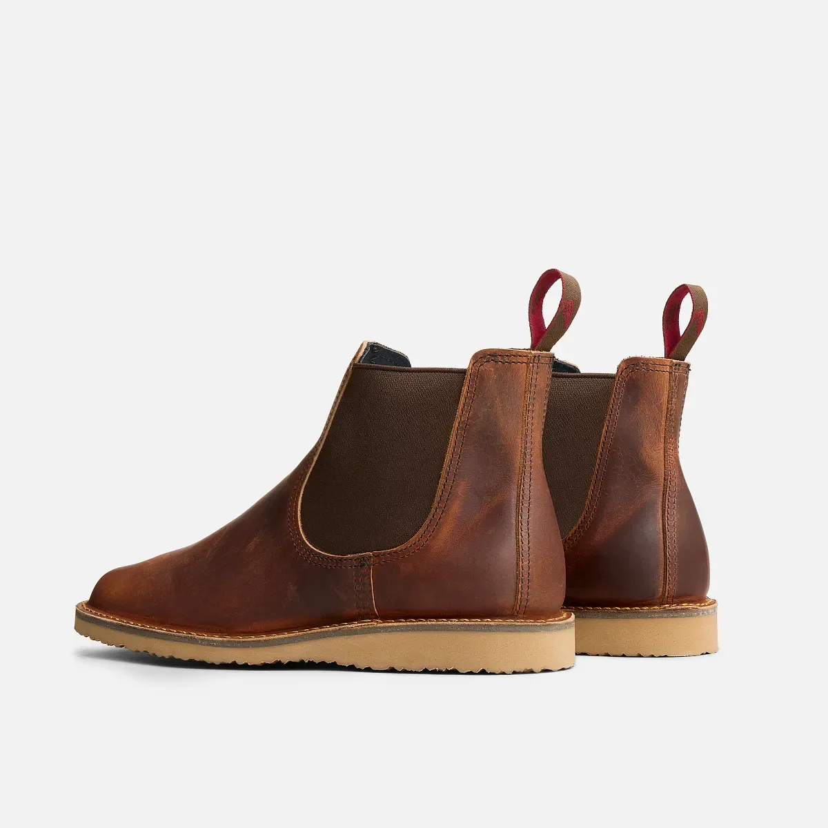 Weekender Chelsea Herren-Stiefel „Weekender Chelsea“ aus kupferfarbenem „Rough & Tough“-Leder