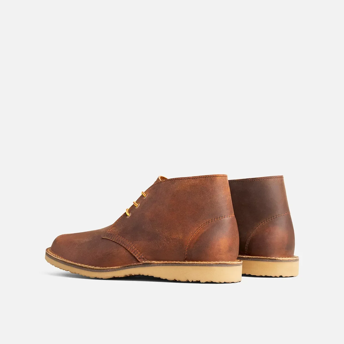 Weekender Chukka Herren-Chukka aus kupferfarbenem „Rough & Tough“-Leder