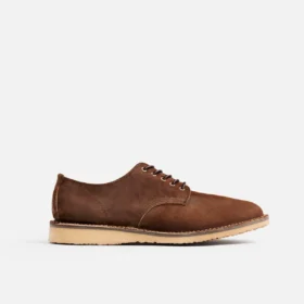 Weekender Oxford – Herren-Oxford aus schokoladenbraunem Muleskinner-Leder