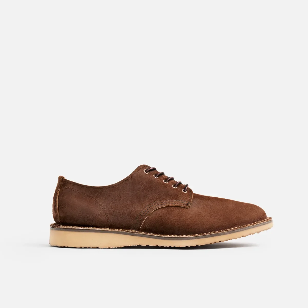 Weekender Oxford – Herren-Oxford aus schokoladenbraunem Muleskinner-Leder