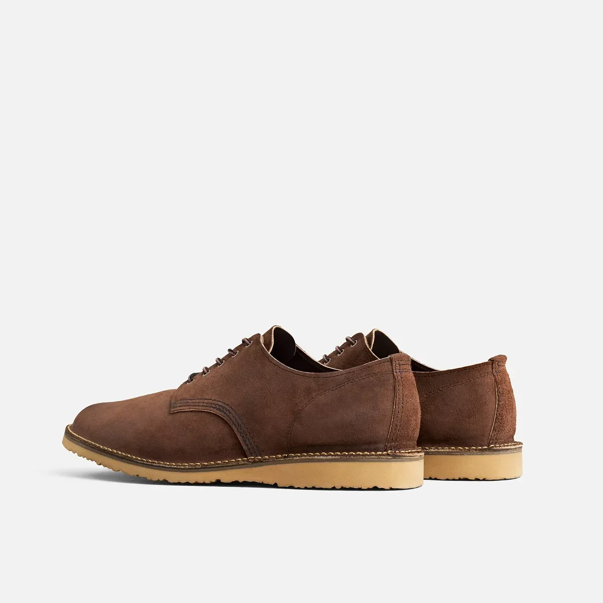 Weekender Oxford – Herren-Oxford aus schokoladenbraunem Muleskinner-Leder
