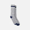 Wollmischung Ragg Crew Unisex-Socken aus Wollmischung im Ragg-Stil in Schiefergrau/Marineblau