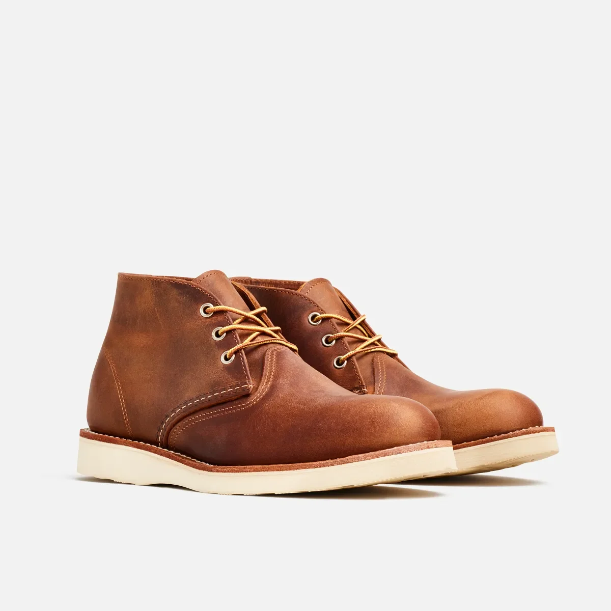 Work Chukka Herren-Chukka aus kupferfarbenem „Rough & Tough“-Leder