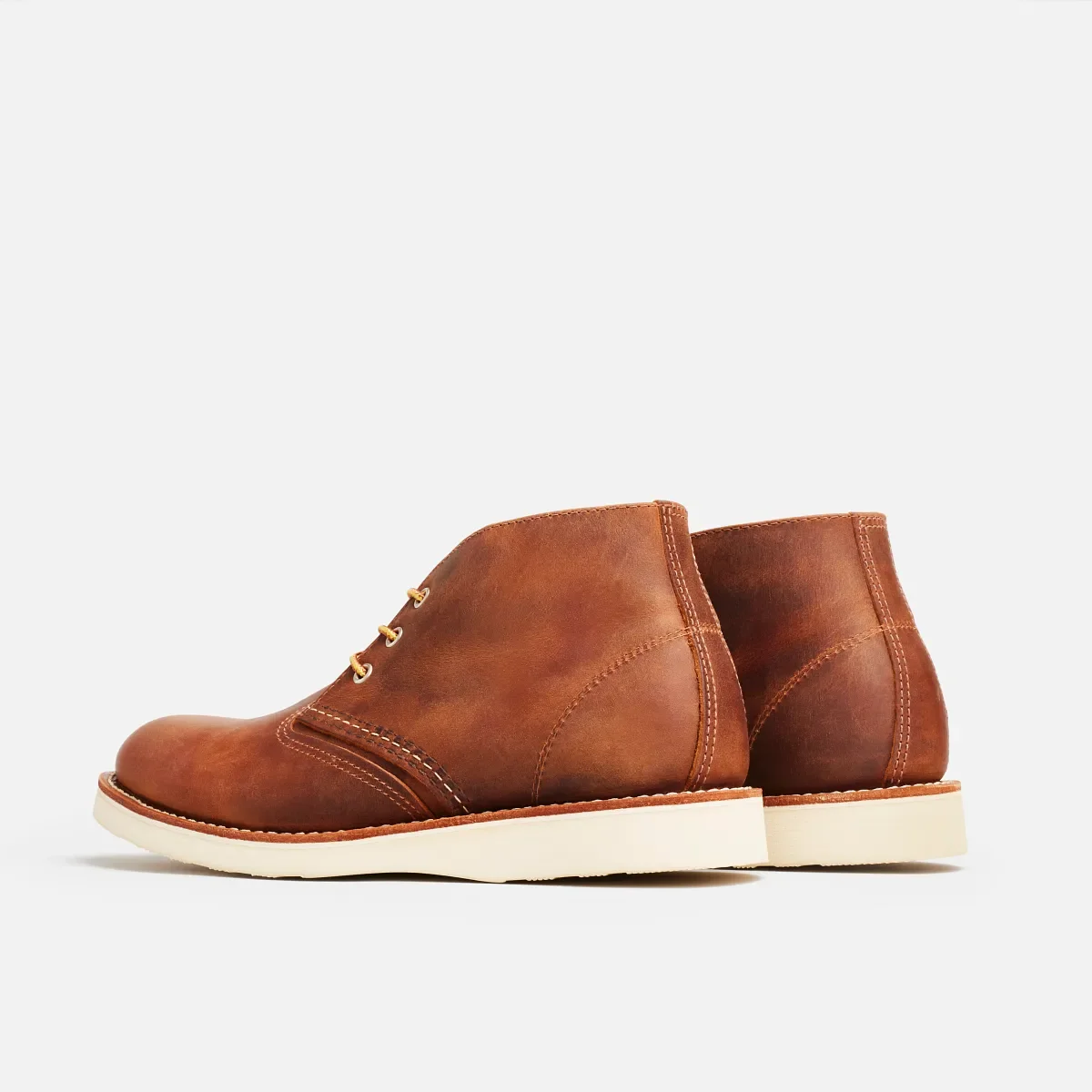 Work Chukka Herren-Chukka aus kupferfarbenem „Rough & Tough“-Leder