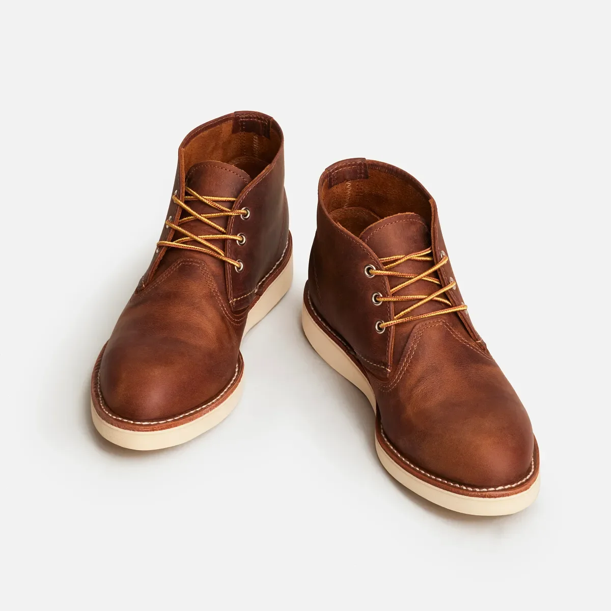 Work Chukka Herren-Chukka aus kupferfarbenem „Rough & Tough“-Leder