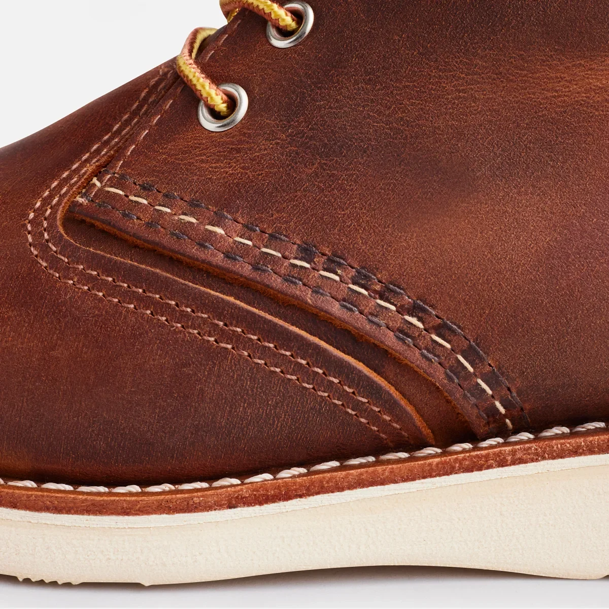 Work Chukka Herren-Chukka aus kupferfarbenem „Rough & Tough“-Leder